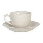 Kop en Schotel 200 ml Wit Keramiek Hert Servies