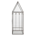 Decoratie KweekKastje 15x15x45 cm transparant metaal