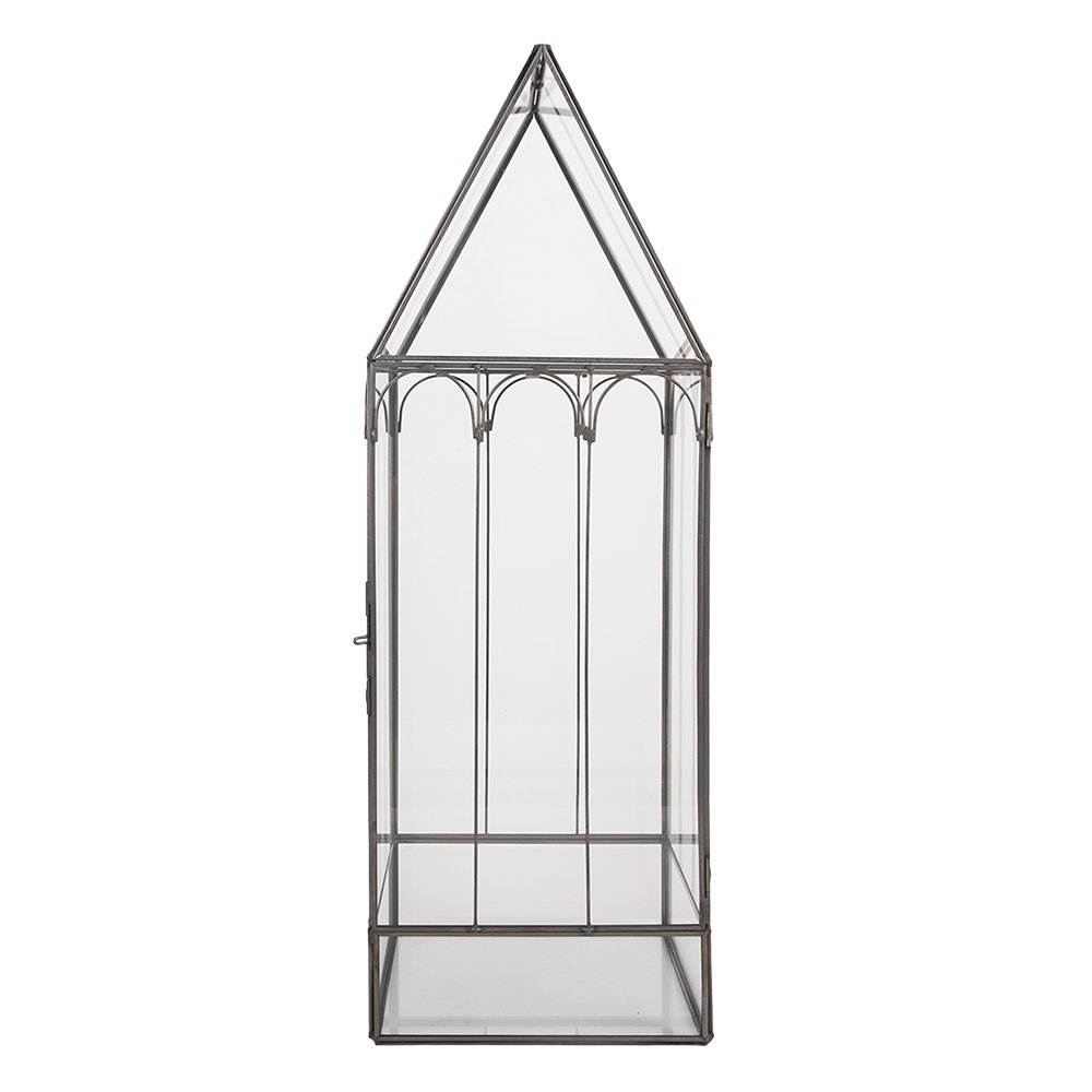Decoratie KweekKastje 15x15x45 cm transparant metaal