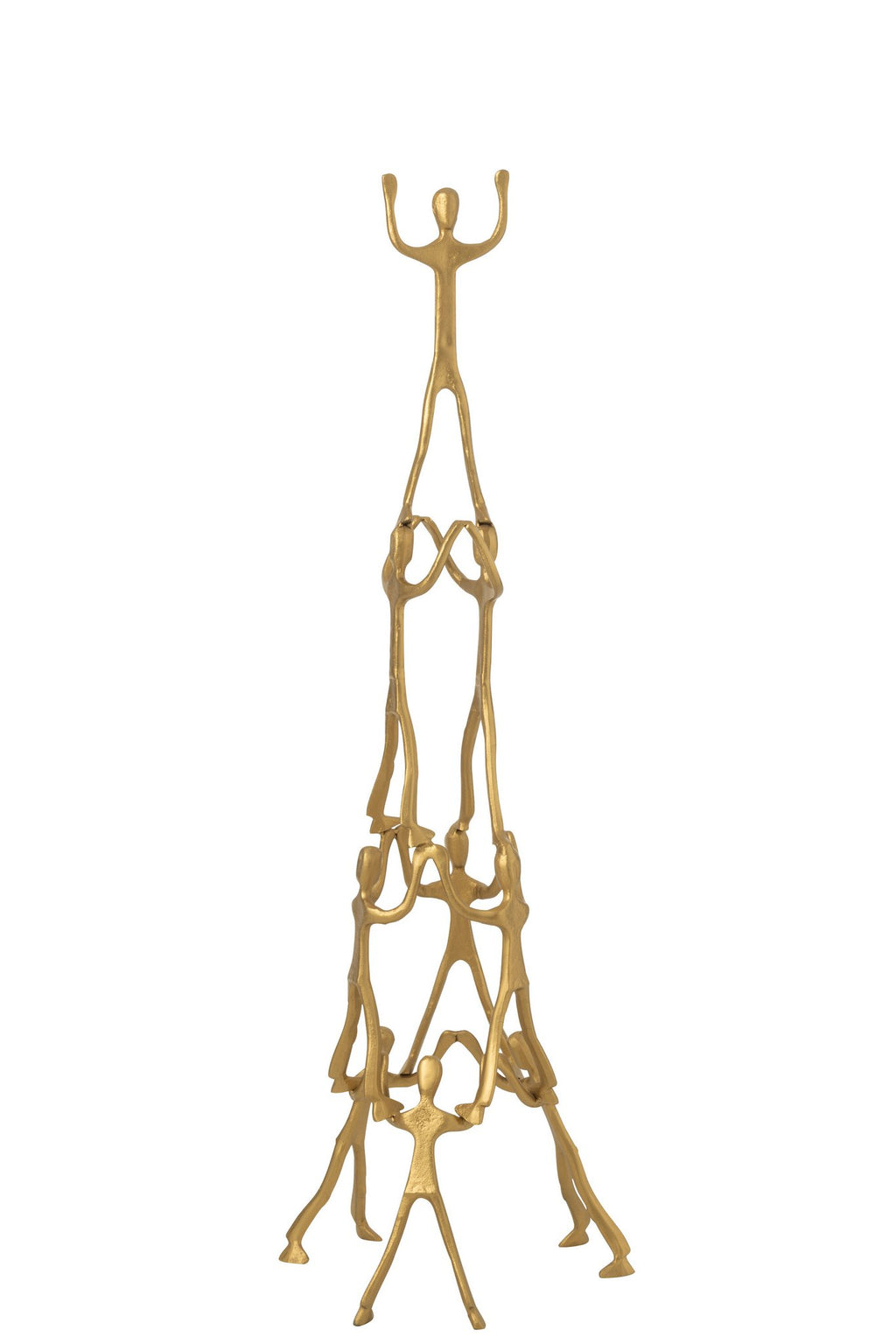 J-Line figuur Toren - aluminium - goud