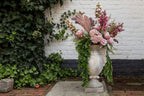 Kunstbloem 95 cm Roze Kunststof Kunstplant