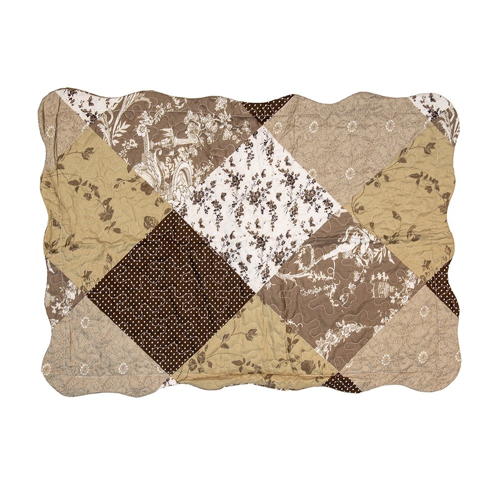 Bedsprei 180x250 cm Bruin Polyester Sprei