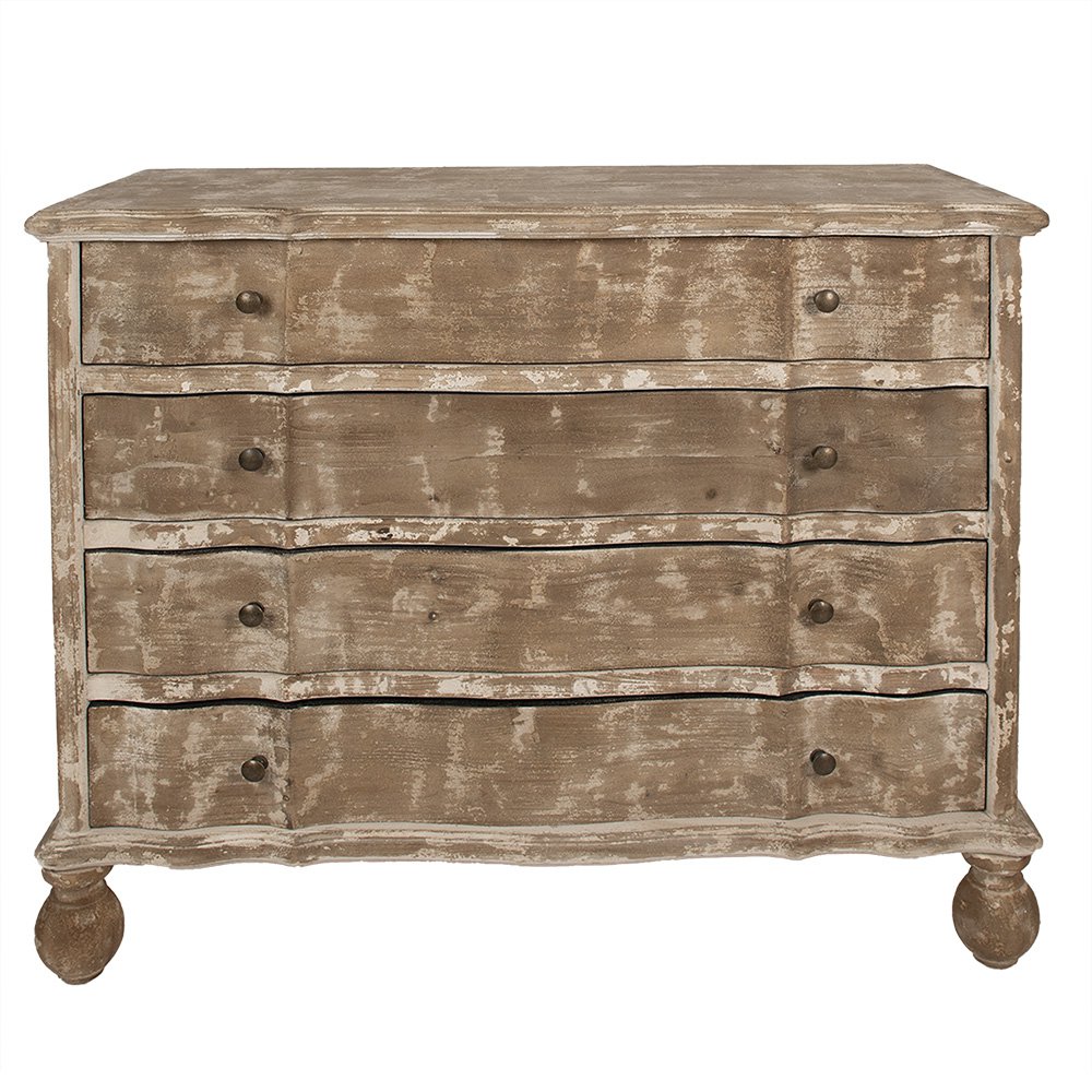 Dressoir 100x45x85 cm Bruin Hout Ladekast