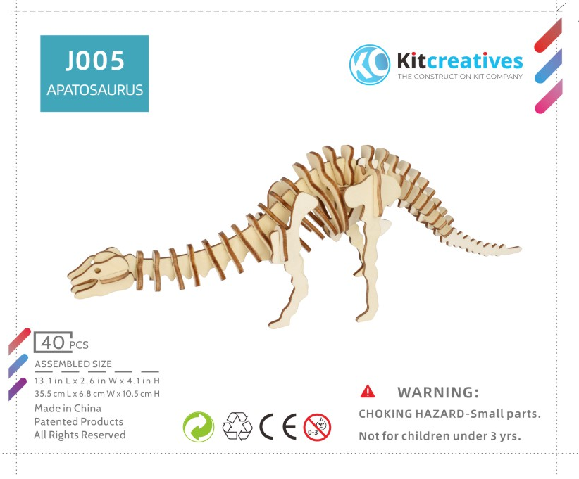 Bouwpakket Apatosaurus- klein