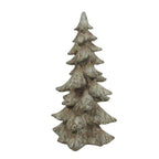Kerstdecoratie Kerstboom 19x18x36 cm Bruin Kunststof