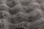 Cushion (filled) Bubble rabbit fur - 45x45 cM