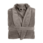 Badjas Cosy microflannel- L/XL - unisex, taupe