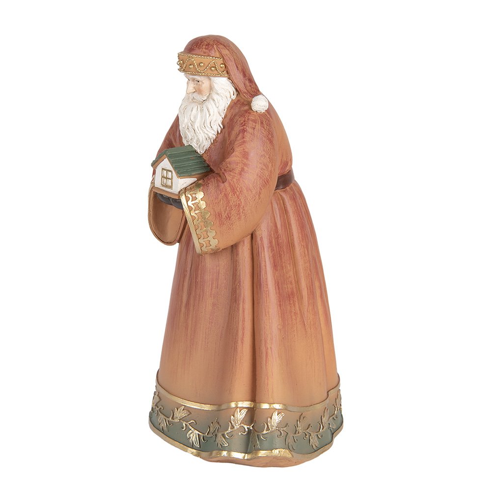 Kerstdecoratie Beeld Kerstman 17x13x27 cm Rood Kunststof