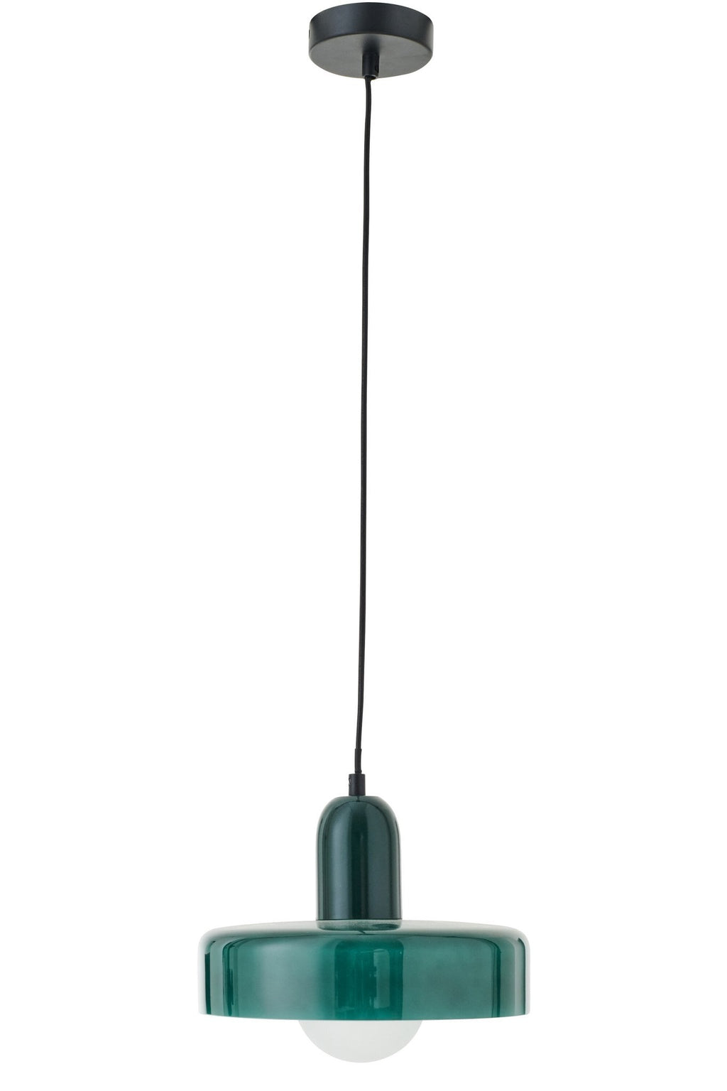 J-Line hanglamp Retro - glas - groen