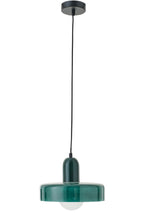 J-Line hanglamp Retro - glas - groen