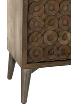 J-Line Kast 2 Deuren Mangohout/Mdf Bruin
