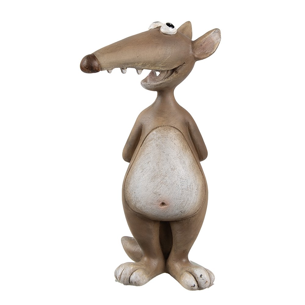 Decoratie Beeld Muis 14 cm Bruin Kunststof