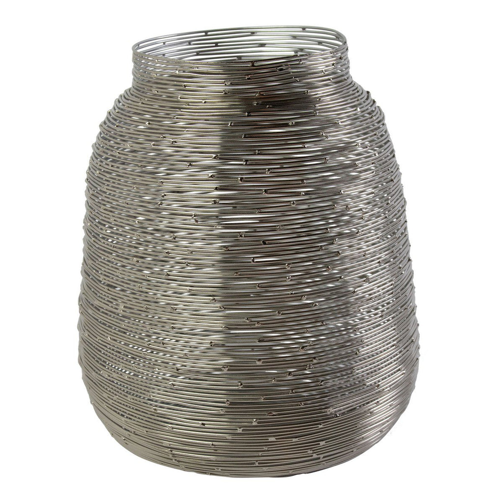 Lantaarn Ijzer kira zilver h30 d25cm