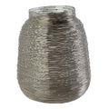 Lantaarn Ijzer kira zilver h30 d25cm