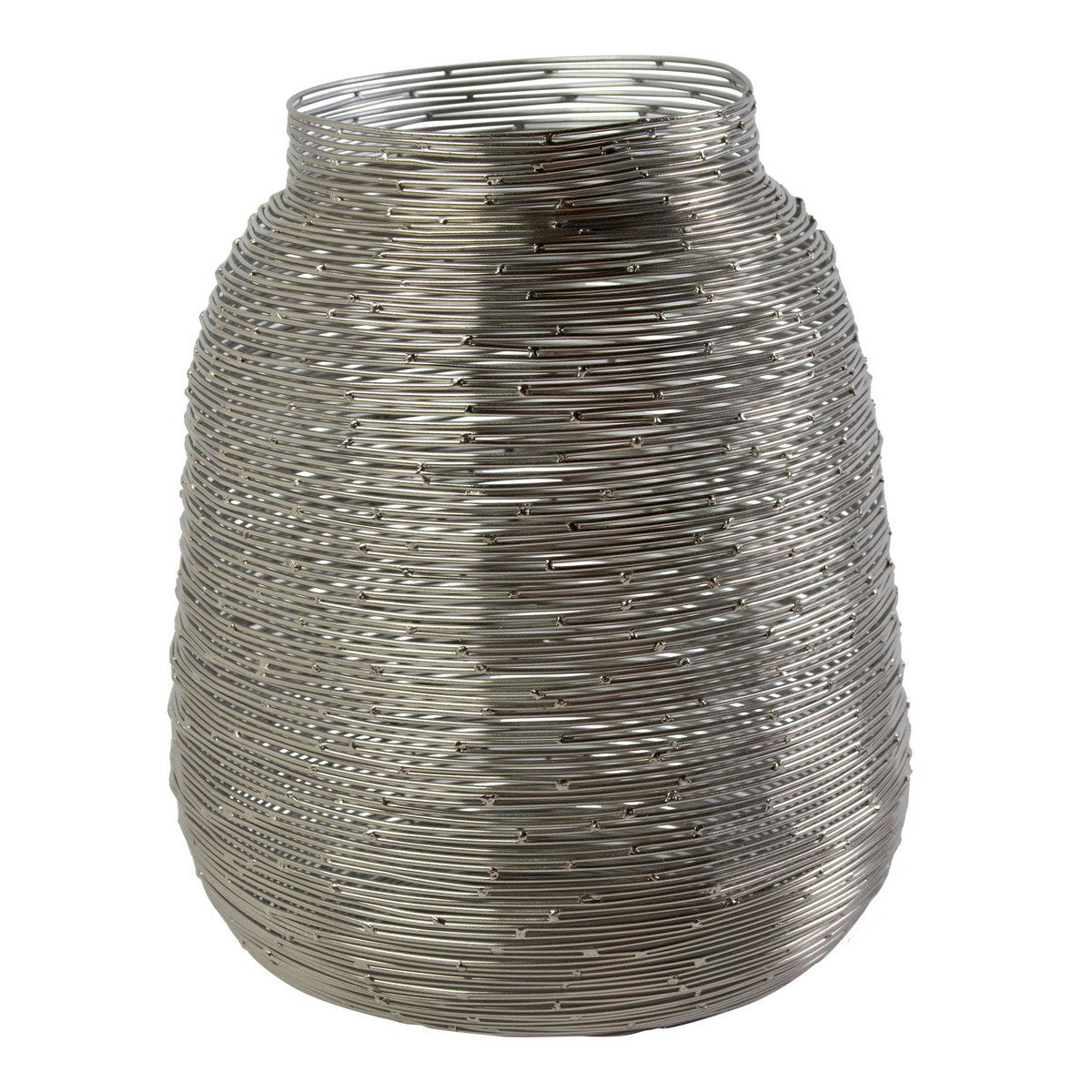 Lantaarn Ijzer kira zilver h30 d25cm