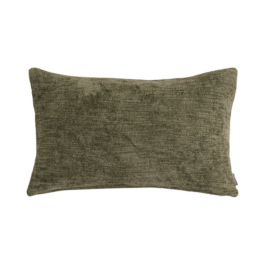 Coco Chenille kussen groen 30x50cm