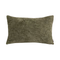Coco Chenille kussen groen 30x50cm