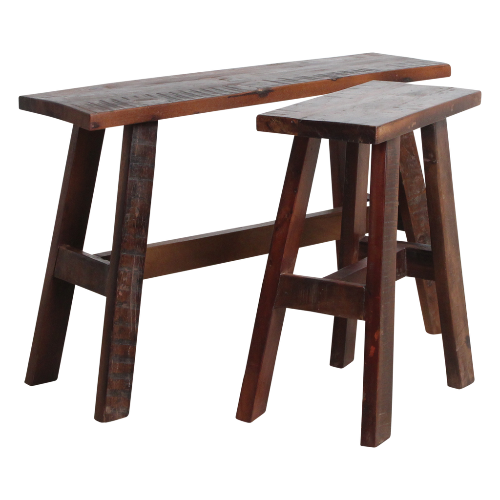 Factory houten bankje - 85x20x50 cm