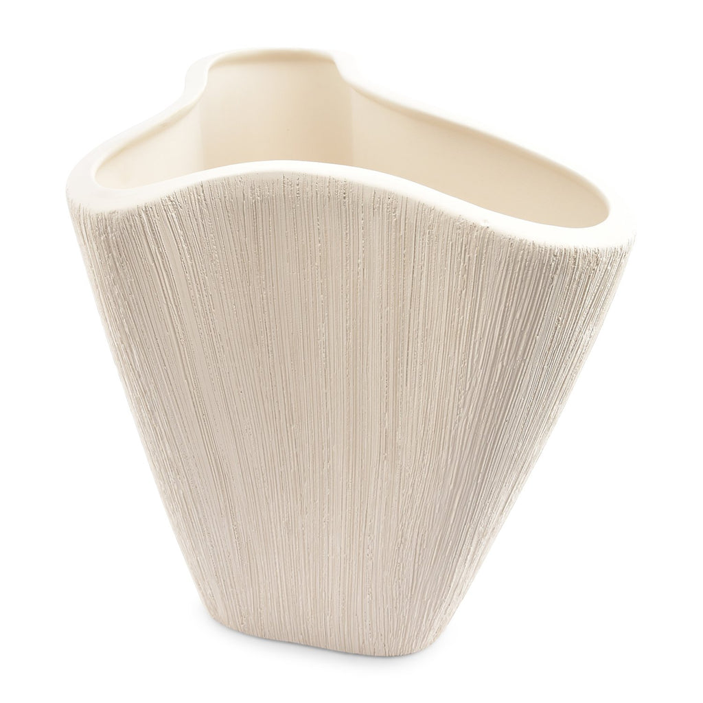 Vaas 28,5xH27cm beige Vico