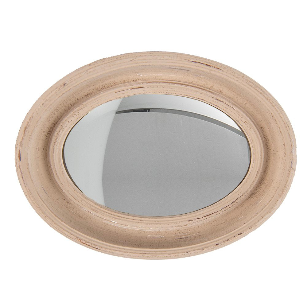 Spiegel 24x32 cm Beige Hout Grote Spiegel