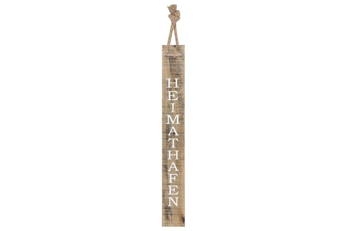 Board thuishaven hout 78x10cm