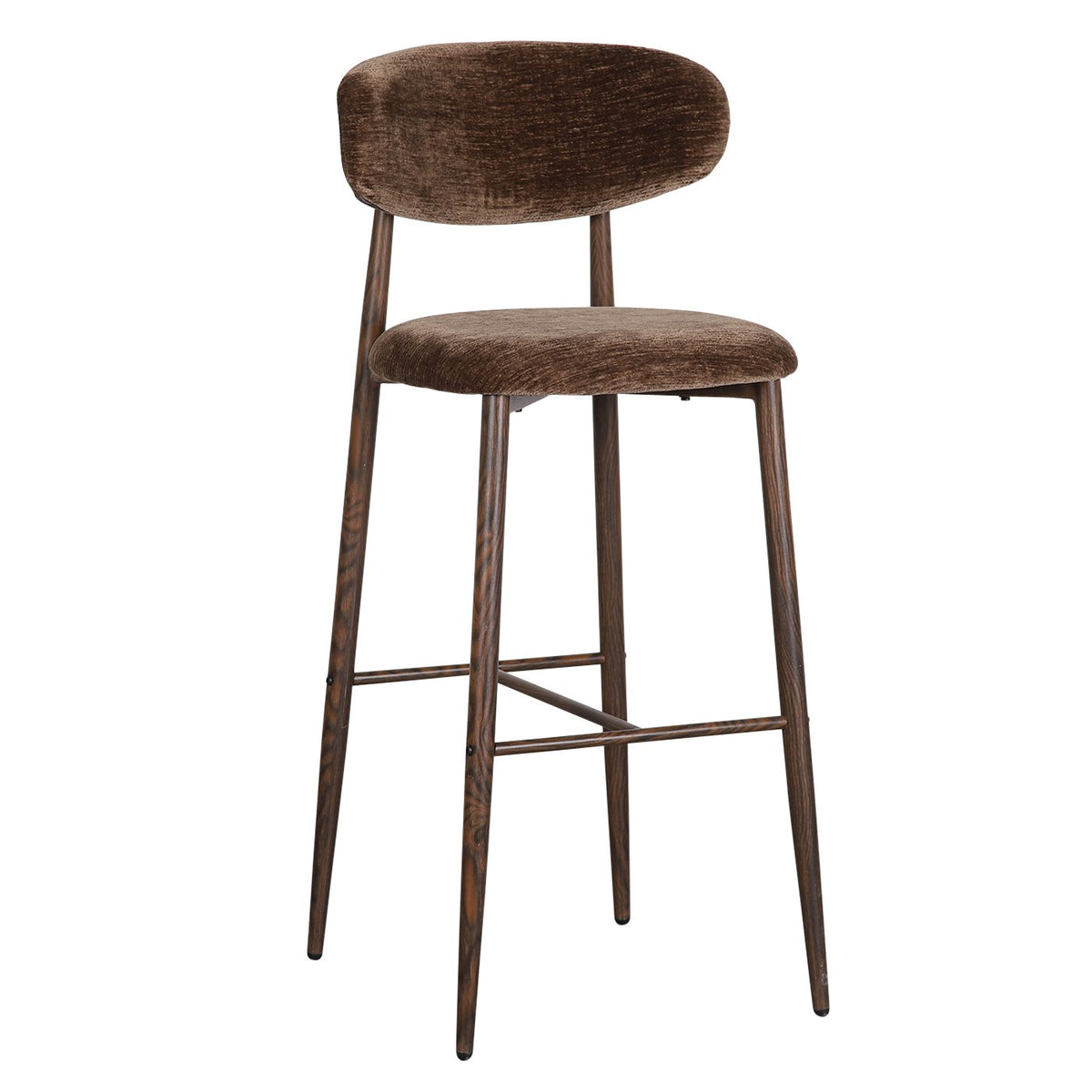 Japandi Bar Chair Umber (set van 2)