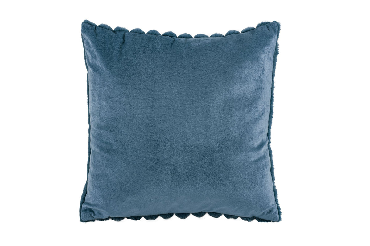 Cushion (filled) Bubble rabbit fur - 45x45cm