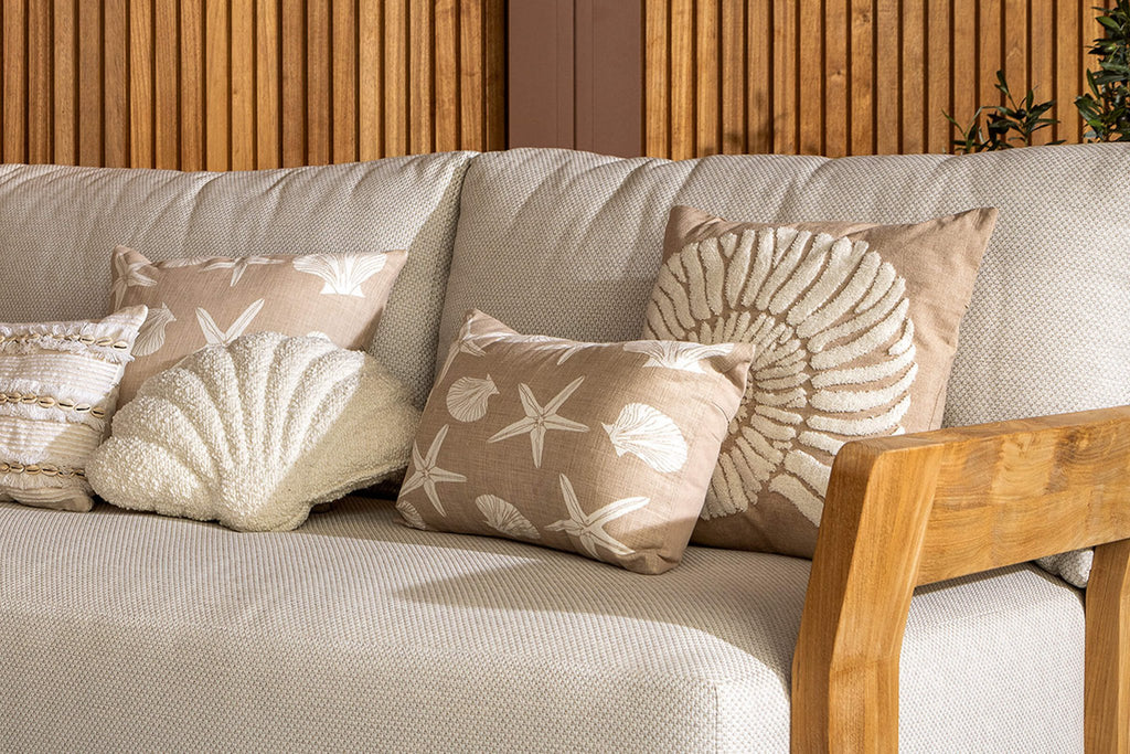 Nederlands decor orli - kussen 30x50 cm - puimsteen - beige