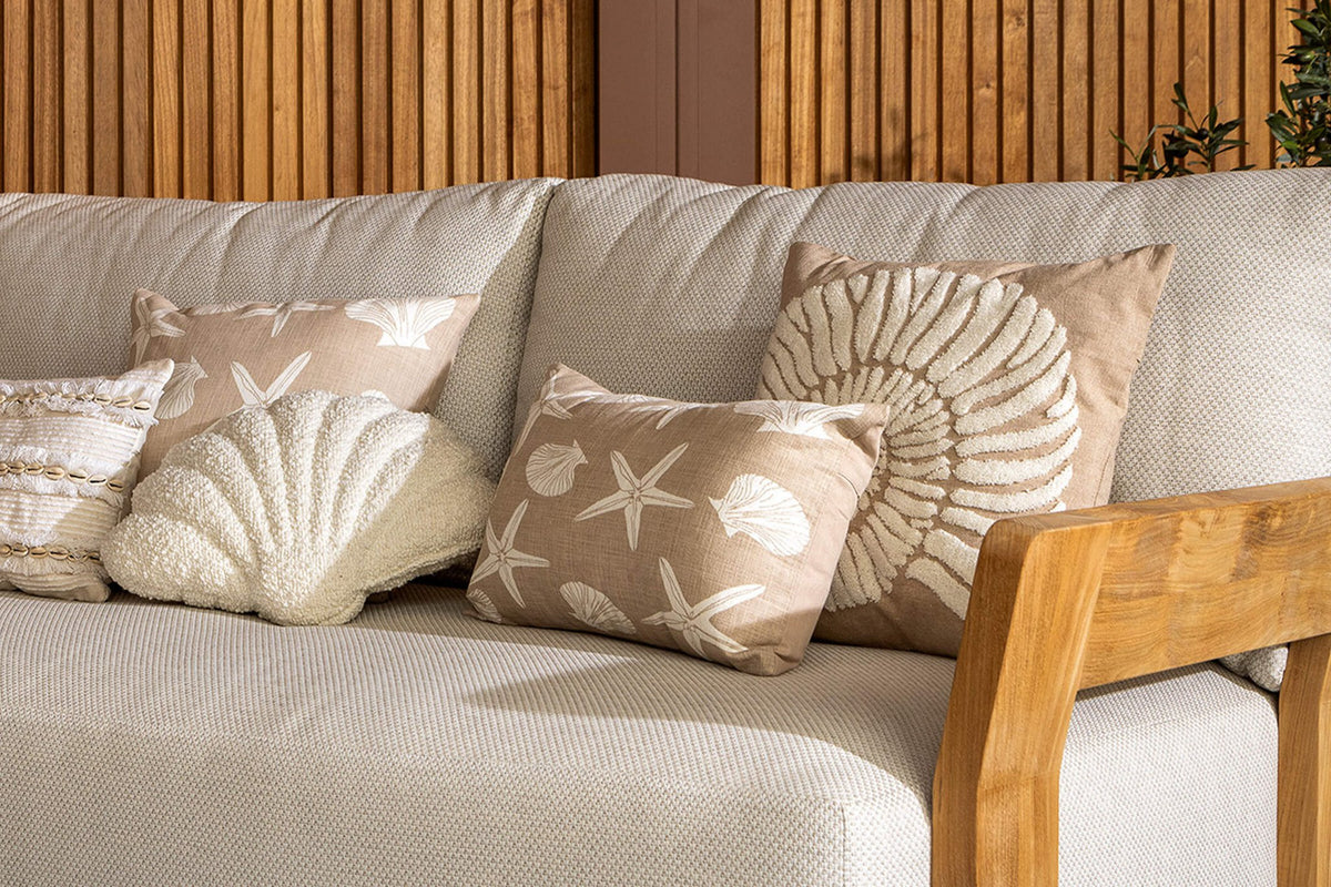 Nederlands decor orli - kussen 30x50 cm - puimsteen - beige