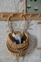 Gebreide speelgoed, babycadeau, olifantenpim