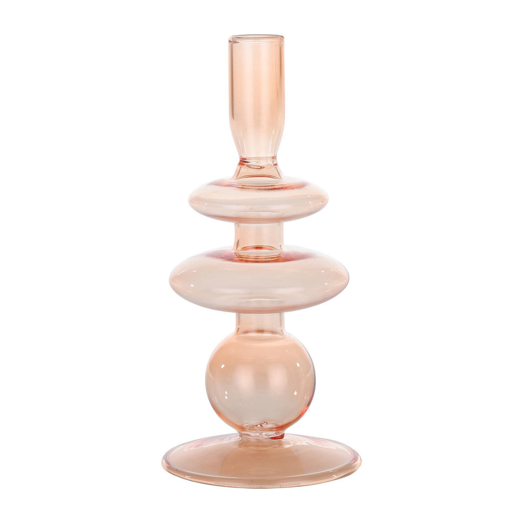 Candlestick Molume Roze 9x19,5 cm