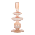 Candlestick Molume Roze 9x19,5 cm