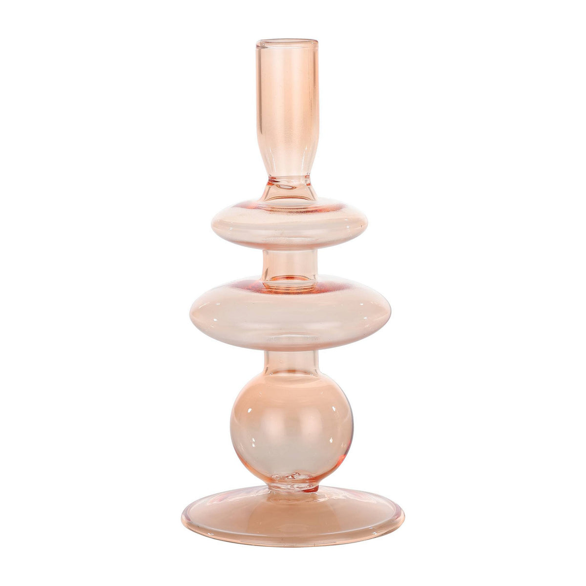 Candlestick Molume Roze 9x19,5 cm