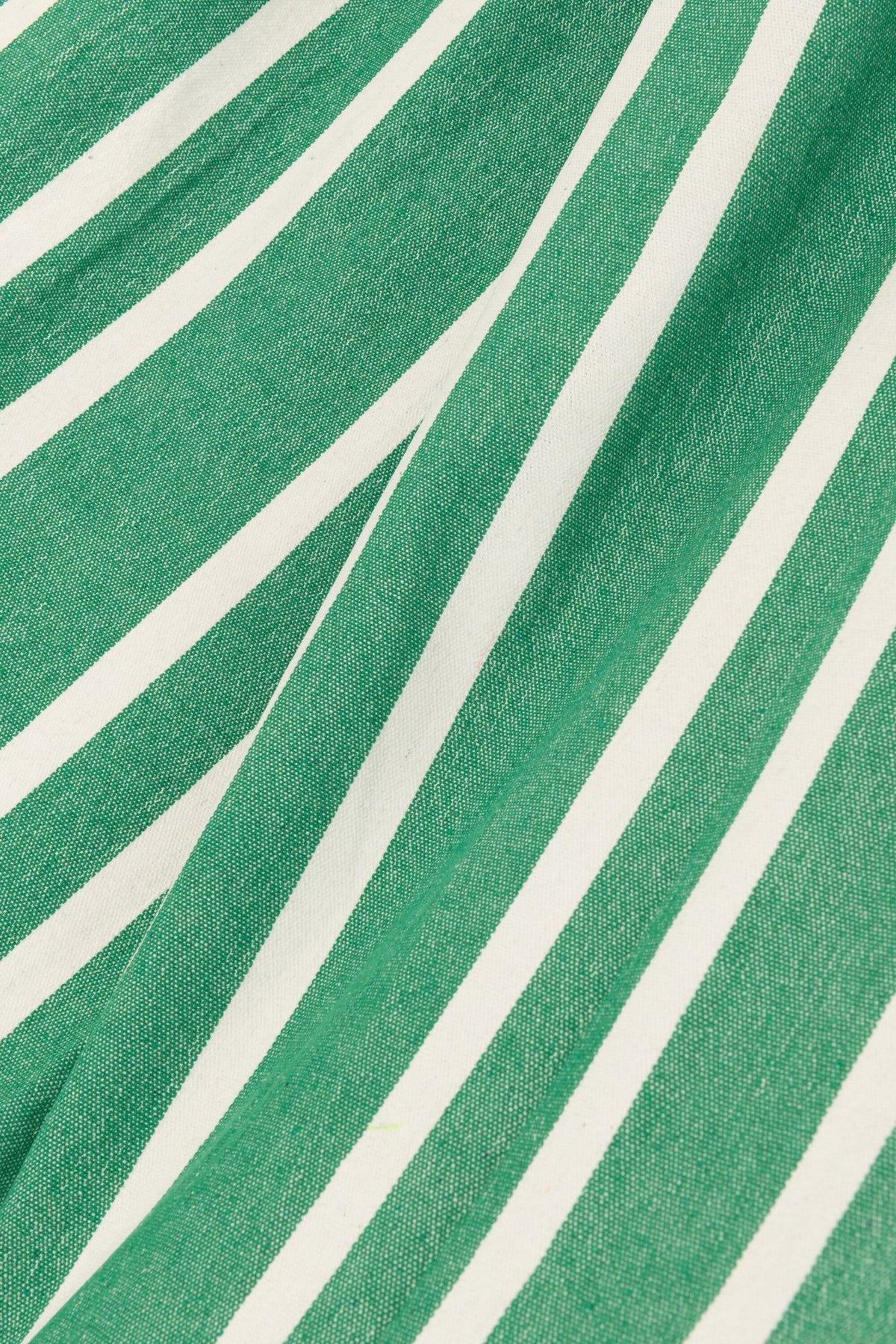 J-Line Hangmat Strepen Katoen/Polyester Donker Groen/Wit