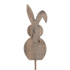 Tuinsteker Konijn 100 cm Bruin Hout Tuinprikker