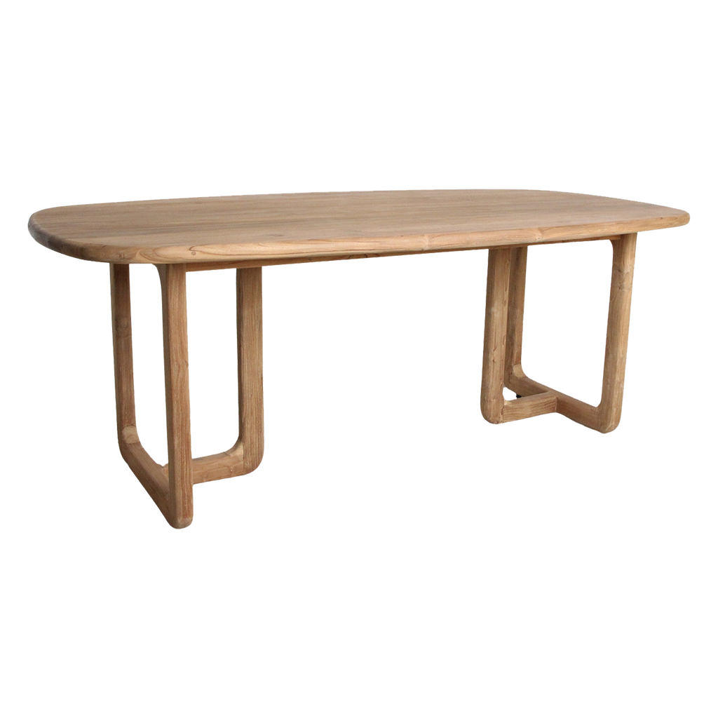 Invierno teakhouten eettafel - FSC-gerecycled hout