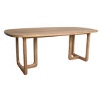 Invierno teakhouten eettafel - FSC-gerecycled hout