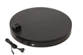 J-Line draaischijf Rond + sleepcontact 100kg - kunststof - zwart - med