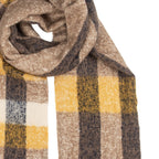 Wintersjaal Dames 50x210 cm Geel Textiel