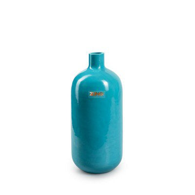 Zzing fles 'jody' blauw h25 d11 cm