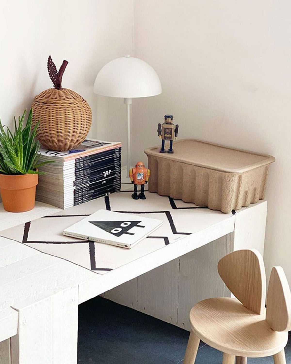 Beni - ecru - deskmat