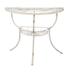 Sidetable 90x48x76 cm Wit IJzer Wandtafel