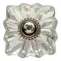Deurknop 4 cm transparant Glas Meubelknop