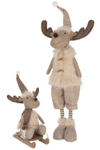J-Line figuur Eland Telescopischebont - polyester - ecru