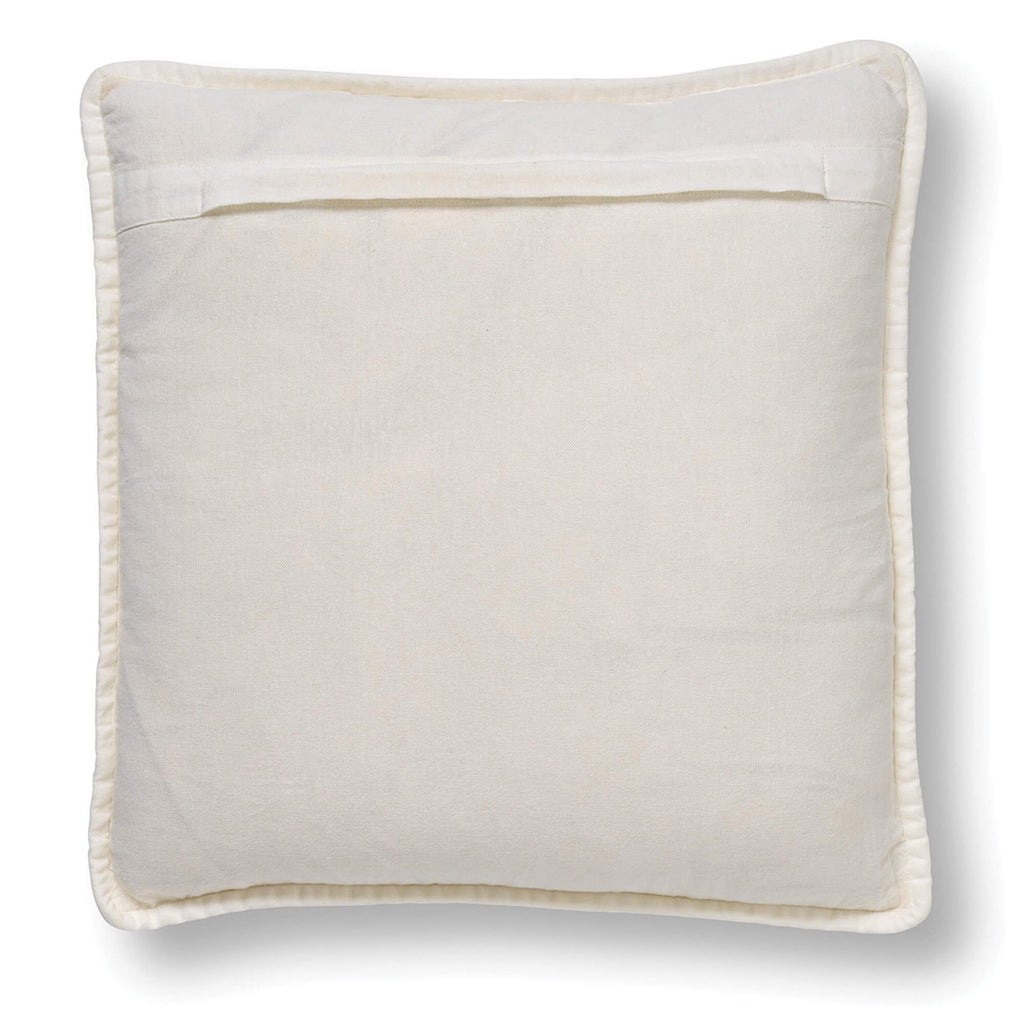 Dutch Decor Bowie - Kussen 45x45 cm - Gewassen katoen - Sneeuwwitje - Wit