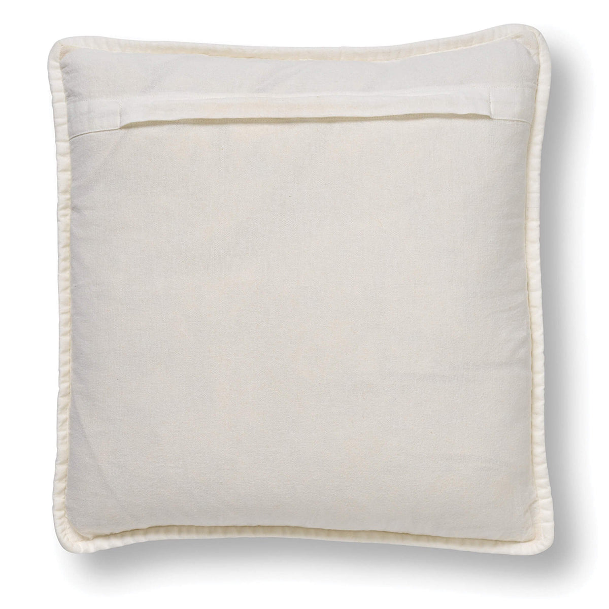 Dutch Decor Bowie - Kussen 45x45 cm - Gewassen katoen - Sneeuwwitje - Wit