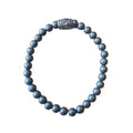 Dames armband Hematiet (mat) 6 mm met basic kraal