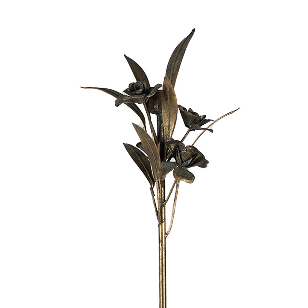 Kandelaar 61 cm Goudkleurig Ijzer Lantaarn