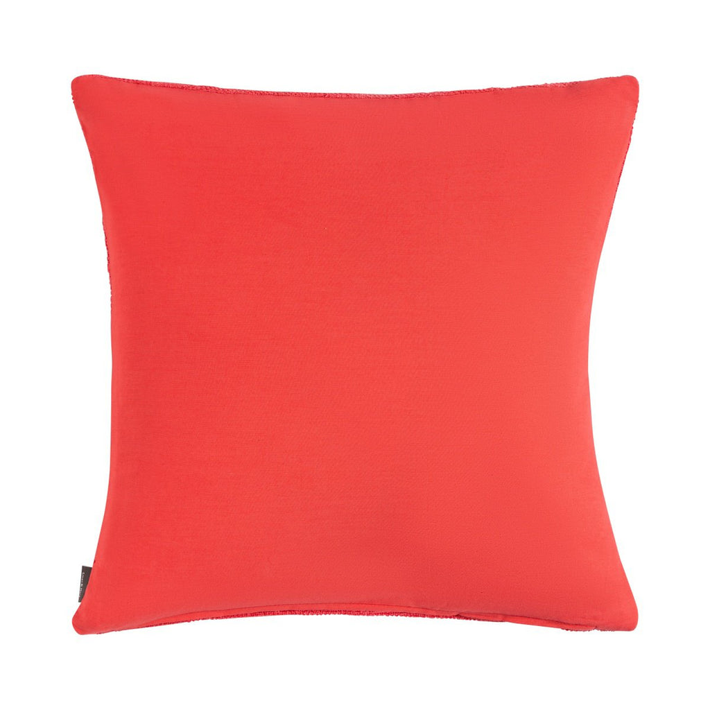 Coco Chenille kussen rood 45x45cm