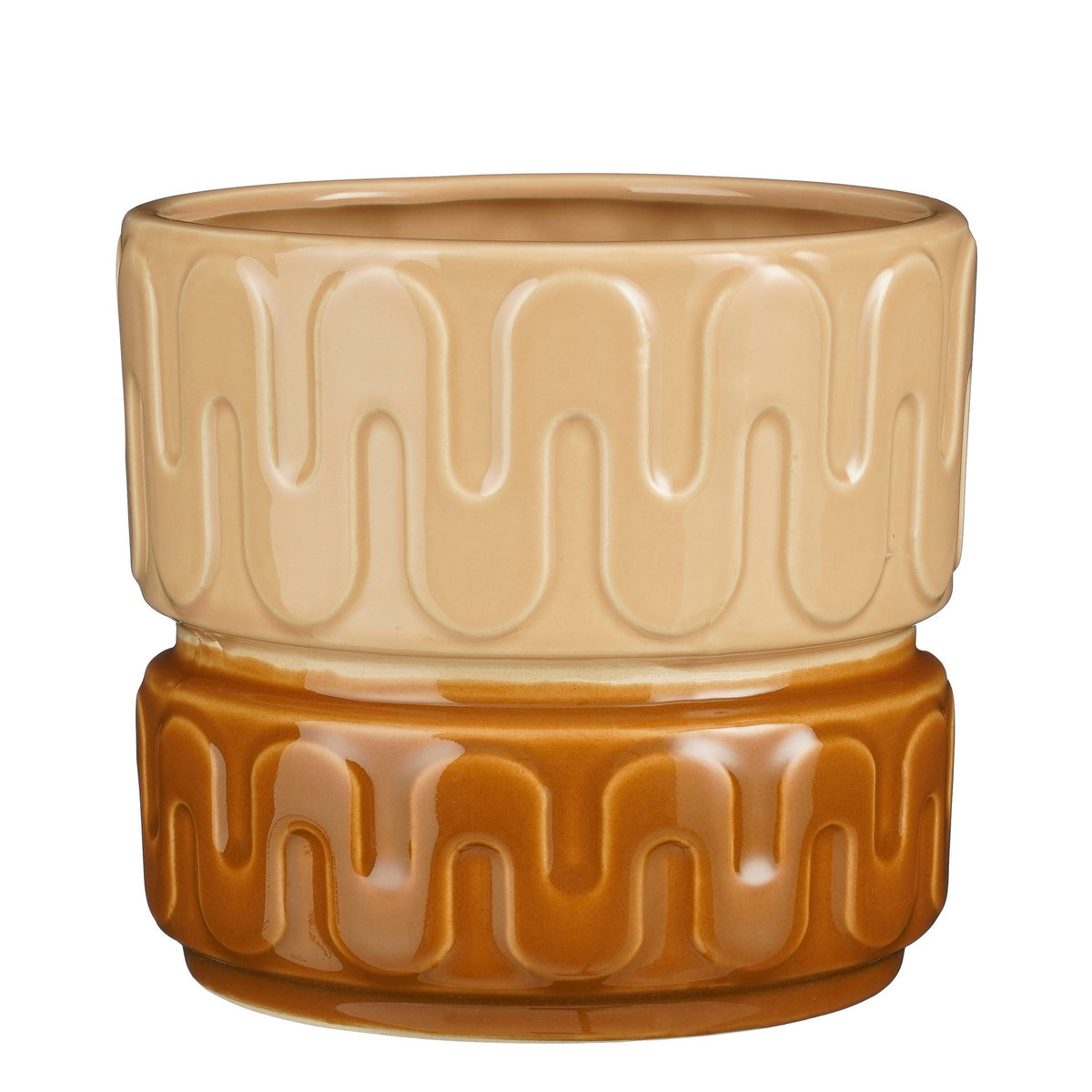 Nancy pot rond creme
